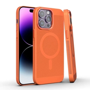 Para <span class=keywords><strong>iPhone</strong></span> 15 Pro Funda magnética Slim PC Cover 15 colores OEM Factory Low MOQ Free Marketing Images Hot Trend - Product Image 1