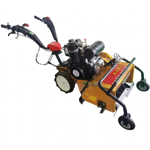 Machine de travail du sol et de désherbage rotative portative autopropulsée, outil agricole et de jardinage, avec moteur essence/diesel et composants de roulement essentiels - Product Image 1