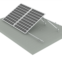 Système de fixation de panneaux solaires pour toiture, installation facile, surface galvanisée à chaud, toiture plate en béton