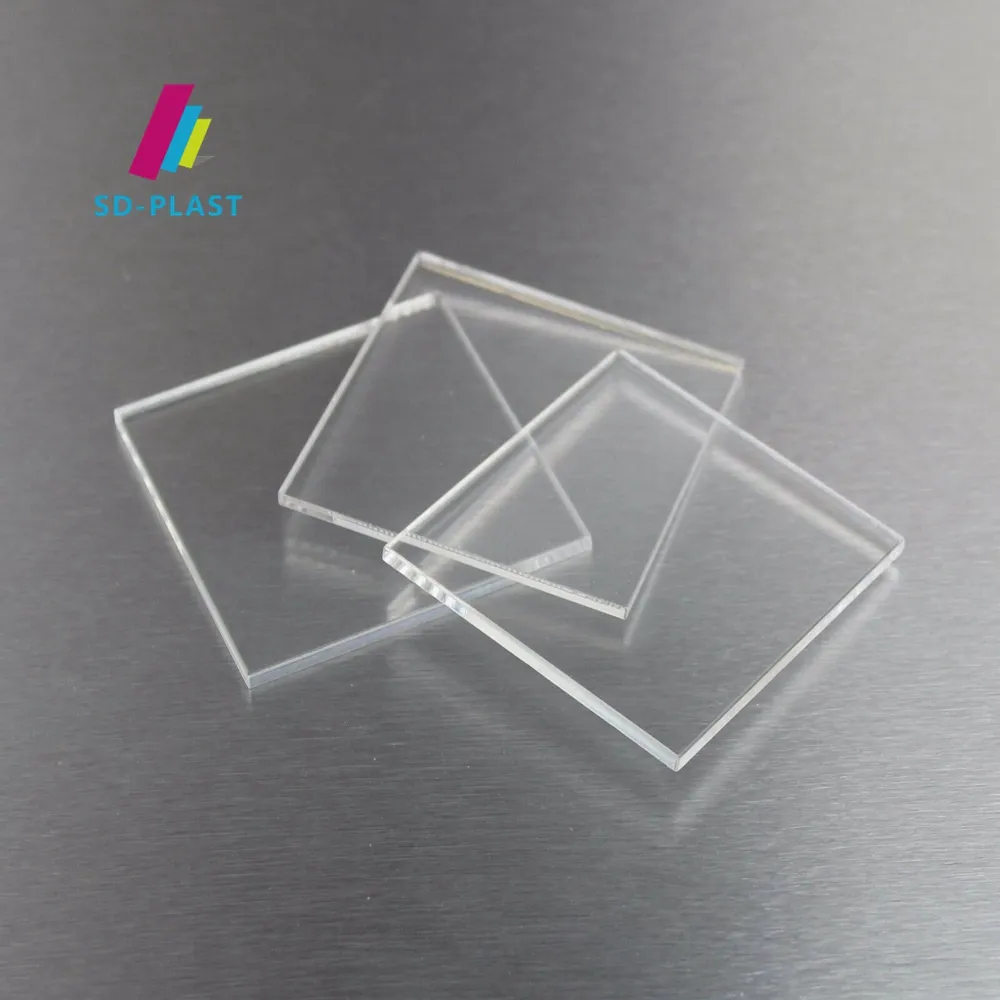 100% Trinh Nữ lucite PMMA nguyên liệu tấm nhựa Acrylic đúc tấm Acrylic rõ ràng tấm kính Acrylic