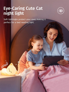 Veilleuse LED en silicone souple pour chambre d'enfant, mini lampe pour bébé, lampe de sommeil pour bébé, décoration de lampe mignonne - Product Image 3