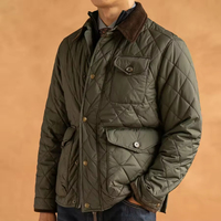 Veste Safari Classique pour Homme, Imperméable et Matelassée, Coupe-Vent, Chauffante et Épaissie, Idéale pour l'Automne