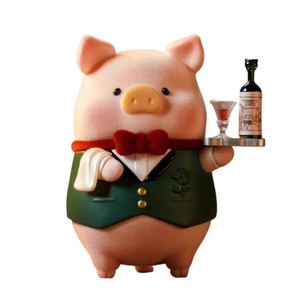 Authentique LuLu Piggy Cinq Étoiles Restaurant Boîte Aveugle En Peluche Pendentif En Gros Collection Enfant Cadeau - Product Image 1