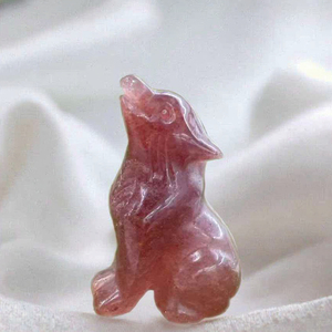 Hot Bán 4Cm Pha Lê Động Vật Điêu Khắc Đá Quý Tự Nhiên Khắc <span class=keywords><strong>Wolf</strong></span> Cho Trang Trí Nội Thất Tình Yêu Chủ Đề Chữa Bệnh Đá Khắc - Product Image 4