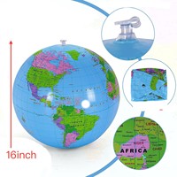 Ballon de plage gonflable de 16 pouces adapté aux fêtes de piscine d'été, jouets de plage, fournitures de fête pour enfants et adultes