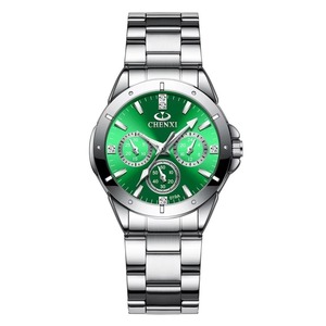 Montre Chronographe de Couple en Acier Inoxydable avec Diamants, Lumineuse et Étanche, Style Décontracté et Habillé, Mouvement Quartz – Vente en Gros pour Professionnels de la Mode - Product Image 4