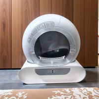 Robot automatique intelligent de nettoyage de litière pour chat avec poubelle de 9L pour plusieurs chats