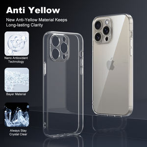 Nouveauté - Vente Flash - Accessoires mobiles - Coque de téléphone en TPU souple - Coque arrière antichoc en <span class=keywords><strong>Acrigel</strong></span> pour iPhone 15 Pro Max - Product Image 6