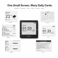 Kylendar Mini 4.2 "E-Paper Smart Calendrier PC Carte Sélection WiFi Synchronisation Météo Horloge À Faire Nouvelles Finance Bureau Tableau de Bord Affichage