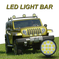 Feux de travail LED pour voiture 12V 24V, éclairage de conduite pour camion, projecteur 3 faces couleur ambre, étanche IP67, aluminium, tout-terrain, faisceau large/spot 6000