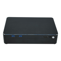 GSH Fanless Desktop PC Mini Firewall VPN Computer Industrial Win10 Computer Mini PC