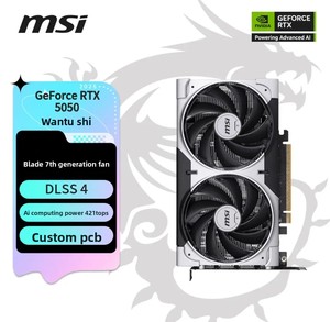 Nueva Tarjeta Gráfica <span class=keywords><strong>MSI</strong></span> RTX5050 8G VENTUS 2X OC para Juegos con Ventilador de Refrigeración para Escritorio - Product Image 1