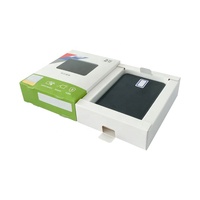 Boîte en carton personnalisée avec impression graphique pour disque dur portable, emballage de composants électroniques pour appareils de stockage mobiles
