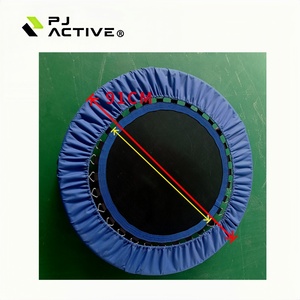 PINJIAN <span class=keywords><strong>Trampoline</strong></span> pliable de petite taille pour salle de sport intérieure, mini <span class=keywords><strong>trampoline</strong></span> rond de 36 pouces pour enfants et adultes - Product Image 2