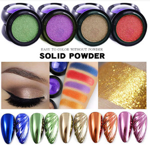 Set de Arte de Uñas Acrílicas con Efecto Cromo Espejo Sólido de 36 Colores, Kit de Pigmentos Brillantes con Lentejuelas Mágicas para Decoración de Manicura - Product Image 2