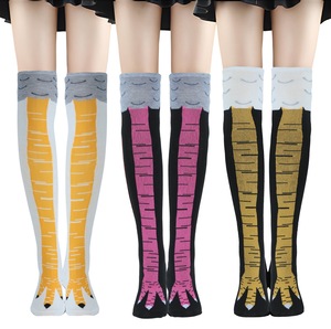 <strong>Chicken</strong> <strong>Feet</strong> <strong>Socks</strong> Knee High Over Knee Women <strong>Socks</strong> Compression Funny Fashion <strong>Socks</strong> - Product Image 1