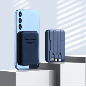 พาวเวอร์แบงค์ขนาดพกพาคุณภาพสูง 10000mAh รองรับการชาร์จเร็ว <span class=keywords><strong>Pd</strong></span> 18W/20W พร้อมหน้าจอดิจิตอล ชาร์จไร้สายแบบแม่เหล็ก เหมาะสำหรับเป็นของขวัญ - Product Image 1