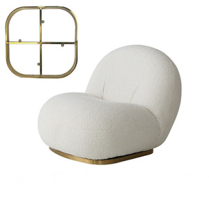 Base de chaise en alliage d'aluminium poli couleur argent, accessoires pour tabouret de bar, meubles, canapé, <span class=keywords><strong>fauteuil</strong></span>, <span class=keywords><strong>pied</strong></span> - Product Image 5