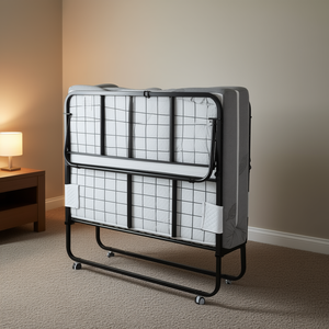 Letto Pieghevole con Telaio in Metallo Robusto 38 X 75, Materasso in Memory Foam Portatile per Adulti e Ospiti, Modello D0100X328KX - Product Image 2