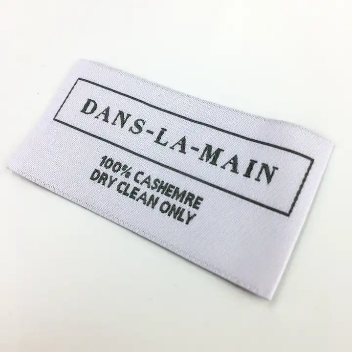 Customized Woven Label Tags, Clothing Label Customized