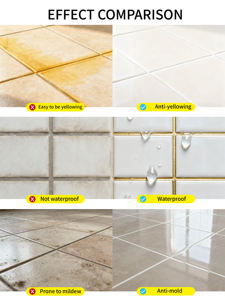 ODM OEM क्वार्टजाइट मार्बल टाइल्स गैप फिलर वॉल पैनल वाटरप्रूफ ग्लू एपॉक्सी और पॉलीयूरिया टाइल ग्राउट - Product Image 2