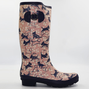 Unisex wasserdichte bedruckte Gummistiefel für Frauen Perfekt für die Landwirtschaft und das Gehen Bequeme Neopren-Gummistiefel Welly - Product Image 3