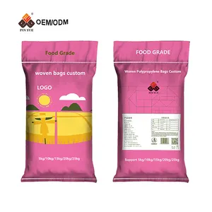 Custom Polypropylene Bag For 5kg 10kg 20kg 25kg 50kg Charcoal Plastic Laminated PP Woven Bags