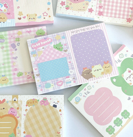 Lot de blocs-notes promotionnels personnalisés en gros avec logo imprimé, mini-sets de carnets esthétiques à feuilles mobiles, papier quadrillé, papeterie étudiante