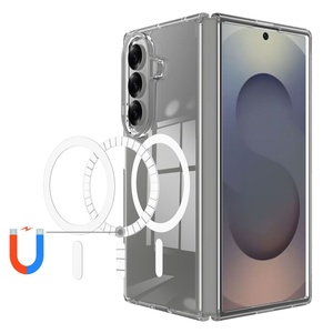 Étui magnétique pour <span class=keywords><strong>Samsung</strong></span> <span class=keywords><strong>Galaxy</strong></span> <span class=keywords><strong>Z</strong></span> <span class=keywords><strong>Fold</strong></span> 8 Ultra / <span class=keywords><strong>Z</strong></span> <span class=keywords><strong>Fold</strong></span> 8 7 6 5 <span class=keywords><strong>4</strong></span> 3, <span class=keywords><strong>coque</strong></span> transparente en acrylique PC, recharge sans fil, <span class=keywords><strong>Coque</strong></span> Fundas - Product Image 2