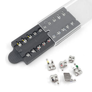 치아 교정 용 치과 도구 교정기 금속 브래킷 <span class=keywords><strong>MIM</strong></span> 모노 블록 로스 <span class=keywords><strong>MBT</strong></span> 022 018 후크 345 치과 액세서리 - Product Image 4