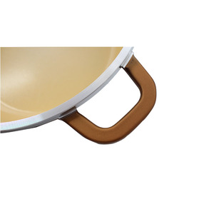 Antiadherente <span class=keywords><strong>de</strong></span> aluminio el tratamiento superficial <span class=keywords><strong>de</strong></span> <span class=keywords><strong>la</strong></span> <span class=keywords><strong>pintura</strong></span> <span class=keywords><strong>de</strong></span> 20/24/28/32 cm cacerola con tapa <span class=keywords><strong>de</strong></span> cristal - Product Image 5