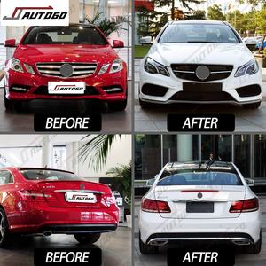 Kit de carrocería para Benz W207 C207 E <span class=keywords><strong>Coupe</strong></span> 09 10 11 12 13 actualización a 2014 parachoques delantero trasero rejilla faro tubo de luz trasera - Product Image 2