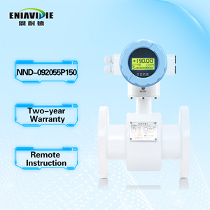DN150パイプ接続PTFE 0.5高精度電磁流量計強酸とベース泥とスラリー - Product Image 1
