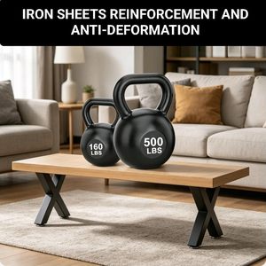 <span class=keywords><strong>Pieds</strong></span> de <span class=keywords><strong>table</strong></span> robustes Indomitable Symmetry, métal moderne, base en acier en forme de X de 16 pouces pour <span class=keywords><strong>table</strong></span> basse et bureau - Product Image 4