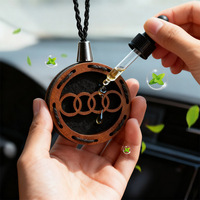 Diffuseur d'air pour voiture en bois écologique haut de gamme, personnalisé, promotionnel, à suspendre, parfum longue durée