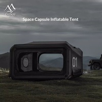 Tente de camping gonflable populaire et légère, type capsule spatiale, portable, imperméable, quatre saisons, automatique