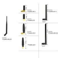 Ruber ördek Antenne knuckle döner kablosuz modülü için 2.4 GHz WiFi anten yönlendirici ZigBee SMA erkek 2.4G Mini hava ev Internet