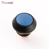 Interrupteur à bouton-poussoir étanche IP67 TOOWEI 12 mm avec borne de soudure pour chargeur compact