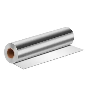 China household food packaging aluminium foil paper roll waterproof oilproof BBQ wrapping tinfoil baking paper for kitchen