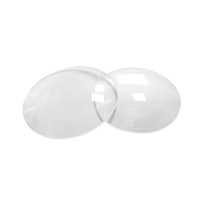 Lentille plano-convexe en verre optique 50x8,5x3mm, lentille grossissante, lentille de projecteur, lentille de condenseur
