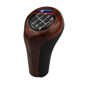 Wood Grain Gear <b>Shift</b> <b>Knob</b> For Bmw Manual Transmission 5 6 Speed Ergonomic Plastic Car Part - Product Image 3