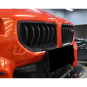 Pour BMW G87 M2 2023-2027 Grille de pare-chocs avant en fibre de carbone sèche style AD - Product Image 4