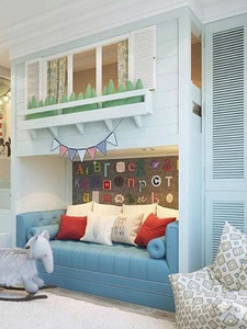 Letto a castello moderno e minimalista con divano sotto, stile casetta sull'albero, per cameretta dei ragazzi, letto a due piani multifunzionale, personalizzabile - Product Image 2