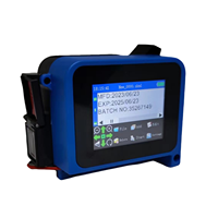 Impresora de inyección de tinta manual en stock para la impresión de números de lote en bolsas de plástico y tubos de cuero - Multifunción