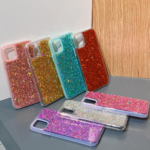 Fundas <span class=keywords><strong>para</strong></span> Celular al por Mayor, Carcasa Brillante con Purpurina, Fundas de Lujo con Brillo <span class=keywords><strong>para</strong></span> <span class=keywords><strong>iPhone</strong></span> 12 <span class=keywords><strong>X</strong></span> XS XR 11 Pro Max - Product Image 1