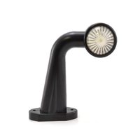 Feu de gabarit LED 12-24V homologué E-mark ECE, rouge et blanc, avec bras en caoutchouc, pour camion, remorque, poids lourd