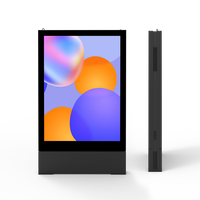 Cadre en aluminium Publicité vidéo numérique extérieure Double face LED Mupi 3d écran led 4000 lumens écran vitrine