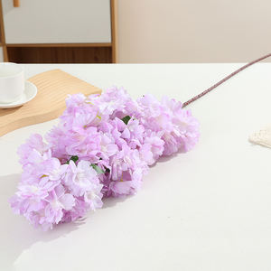 Fiori di Ciliegio Artificiali in Seta per Sfondo Matrimoniale e Decorazione Soffitto, Fiori in <span class=keywords><strong>Tessuto</strong></span> Fatti a Mano ad Alta Simulazione, Vendita all'Ingrosso - Product Image 5
