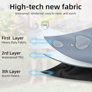 Haustier liefert Hunde kleidung High Tech wasserdicht warm Winter Hunde kostüm Welpen kleidung große Hunde kleidung - Product Image 4