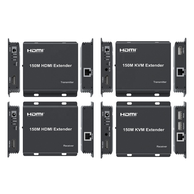 Xput HDMI KVM USB Extender 150M Over Cat5e Cat6 RJ45 Ethernet TX RX Support IR 1080P 3D HD HDMI Signal Transmission